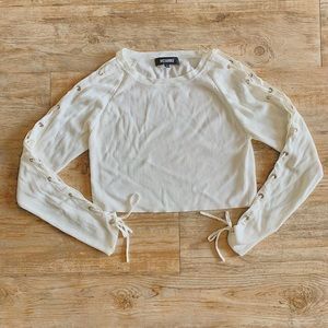 Missguided White Crop Top